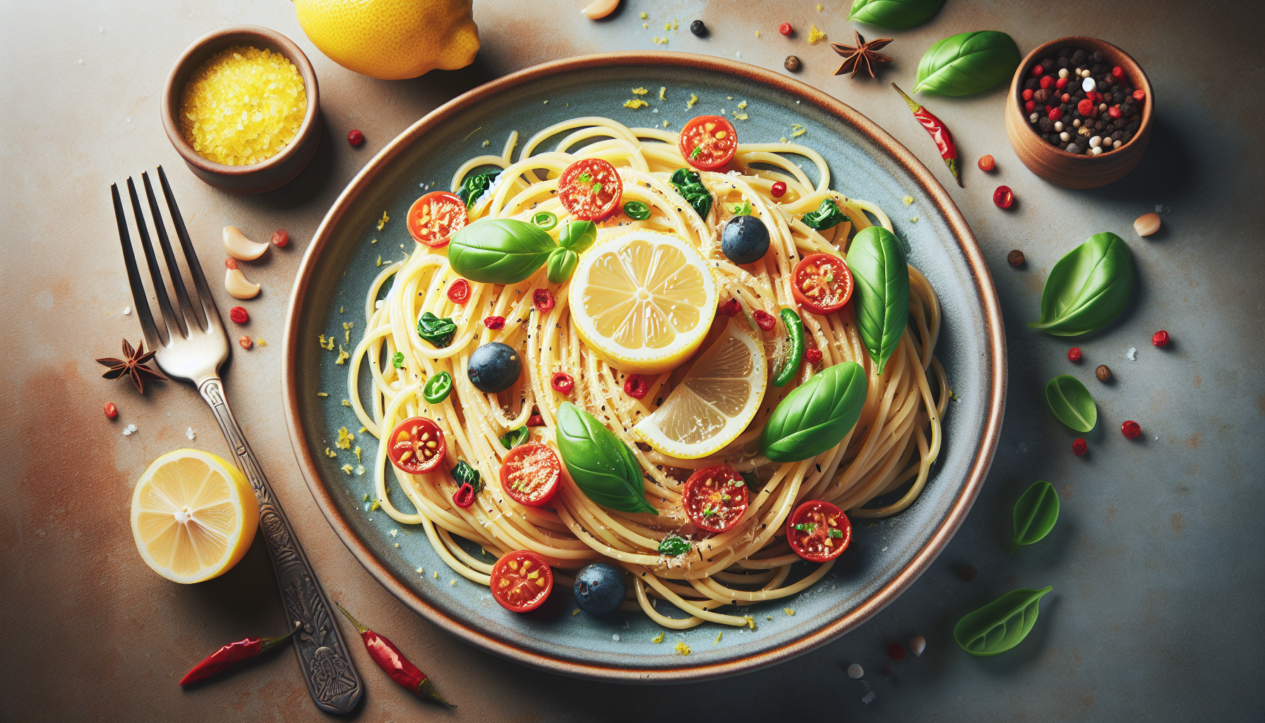 spaghetti al limone ricetta